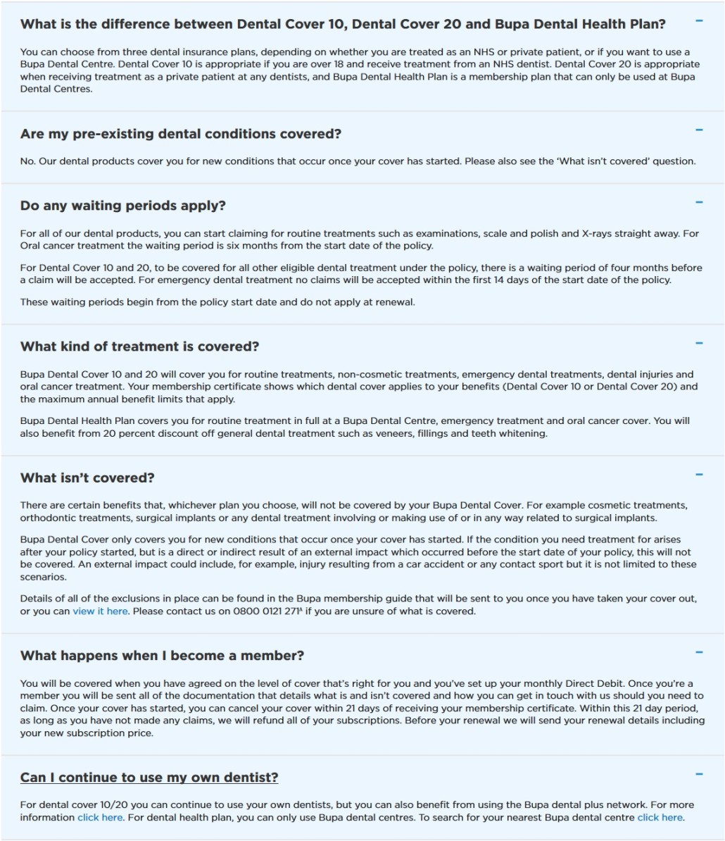 Dental Finance - FAQs